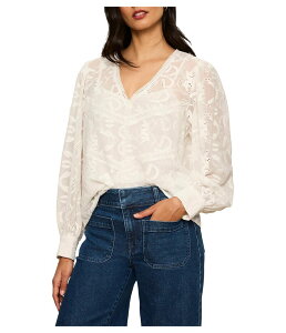 �T���N�`���A���[ ���f�B�[�X �g�b�v�X �V���c �u���E�X Sanctuary Daydreamer Popover Blouse Chalk �`���[�N