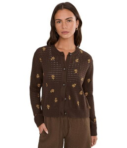 �h�[�h �A���h�R�[ ���f�B�[�X �A�E�^�[ �p�[�J�[�E�X�E�F�b�g �J�[�f�B�K�� �h�J Toad&Co Bianca Embroidered Cardigan Chestnut Embroi