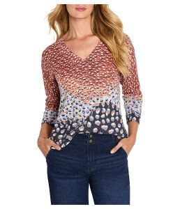 �j�b�N�v���X�]�[�C ���f�B�[�X �A�E�^�[ �j�b�g�E�Z�[�^�[ NIC+ZOE Blue Dahlia Sweater Blue Multi �u���[