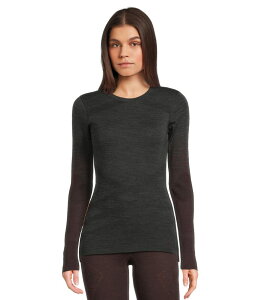 �X�}�[�g�E�[�� ���f�B�[�X �g�b�v�X �V���c �j�b�g Smartwool Intraknit Merino 200 Crew Charcoal-Mink S �`���R�[��