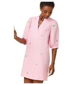 �y���������z �����[�s�����b�c�@�[ ���f�B�[�X �V���c �g�b�v�X Mialeigh Elbow Sleeve Linen Conch Shell Pin