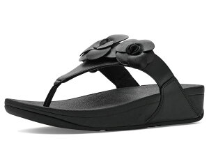 �t�B�b�g�t���b�v ���f�B�[�X �V���[�Y �T���_�� FitFlop Lulu Flower Toe-post Sandals Black �u���b�N