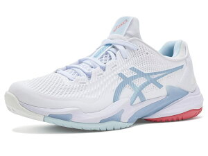 �A�V�b�N�X ���f�B�[�X �V���[�Y �X�j�[�J�[ ASICS Court FF 3 White/Sky �z���C�g
