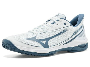 �~�Y�m �����Y �V���[�Y �X�j�[�J�[ Mizuno Wavexceed Tour 7 CC White/China Blu �z���C�g