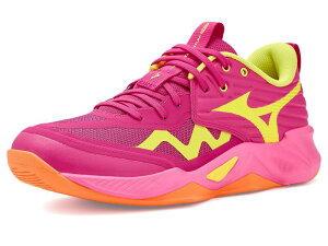 �~�Y�m ���f�B�[�X �V���[�Y �X�j�[�J�[ Mizuno Wave Momentum 4 Pro Pink Tetra/Fort �s���N