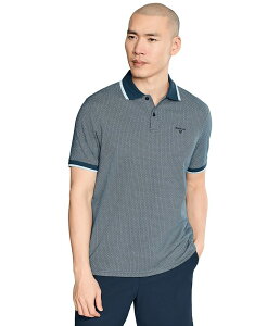 �o�u�A�[ �����Y �g�b�v�X �V���c Barbour Weston Textured Polo Shirt Navy �l�C�r�[
