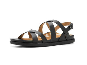 �G�C�g���b�N�X ���f�B�[�X �V���[�Y �T���_�� Aetrex Piper Adjustable Quarter Strap Sandals Black �u���b�N