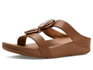 �t�B�b�g�t���b�v ���f�B�[�X �V���[�Y �T���_�� FitFlop Fino Marbled-Stone H-bar Slides Deep Tan �^��