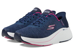 �X�P�b�`���[�Y ���f�B�[�X �V���[�Y �X�j�[�J�[ SKECHERS Max Cushioning Elite 2.0 Prevail Hands Free Slip-Ins Navy/Pink �l�C�r�[