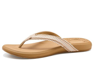 ���L�V�[ ���f�B�[�X �V���[�Y �T���_�� Roxy Mellow Lx Woven Open Beig
