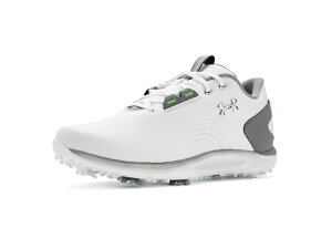 �A���_�[�A�[�}�[ �����Y �V���[�Y �X�j�[�J�[ Under Armour Drive Fade 2 Golf Cleats White/Titan Gra �z���C�g