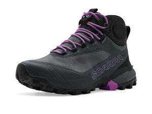 �X�J���p ���f�B�[�X �V���[�Y �u�[�c�E���C���u�[�c Scarpa Ribelle Cross 2 Mid GtxWo Dark Gray/Purpl �O���[