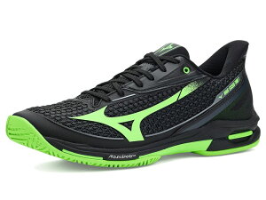 �~�Y�m �����Y �V���[�Y �X�j�[�J�[ Mizuno Wavexceed Tour 7 AC Black/Glowing A �u���b�N