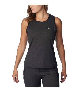 �R�����r�A ���f�B�[�X �g�b�v�X �V���c Columbia Hike II Performance Tank Black Heather �u���b�N
