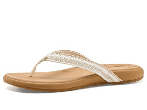 ���L�V�[ ���f�B�[�X �V���[�Y �T���_�� Roxy Mellow Lx Woven Creamul �N���[��