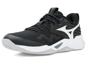 �~�Y�m ���f�B�[�X �V���[�Y �X�j�[�J�[ Mizuno Wave Momentum 4 Pro Black/White �z���C�g