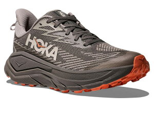 �z�J�I�l�I�l ���f�B�[�X �V���[�Y �X�j�[�J�[ Hoka Challenger 8 GTX Cement/Gravel