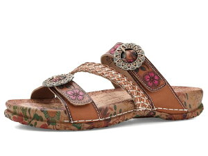 �X�v�����O�X�e�b�v ���f�B�[�X �V���[�Y �T���_�� L'artiste By Spring Step Ontheroad Camel Multi �L������
