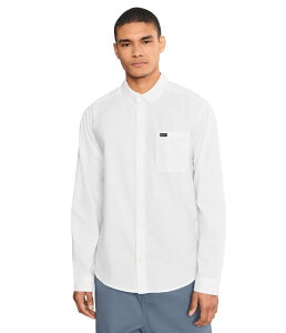 ���[�J �����Y �g�b�v�X �V���c Rvca Thatll Do Stretch Long Sleeve Woven White �z���C�g