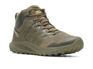 ������ �����Y �V���[�Y �u�[�c�E���C���u�[�c Merrell Work Nova 3 Mid Wp Dark Olive �I���[�u