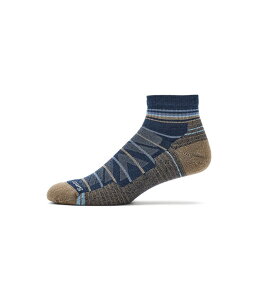 �X�}�[�g�E�[�� �����Y �A���_�[�E�F�A �C�� �A���N�� Smartwool Hike Light Cushion Pattern Ankle Socks Nightfall Blue �u���[