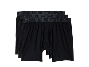 �A���_�[�A�[�}�[ �����Y �A���_�[�E�F�A �{�N�T�[�p���c ���b�V�� Under Armour Lounge Tech Mesh Boxers - 6 Black �u���b�N