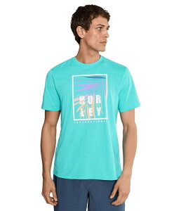 �n�[���[ �����Y �g�b�v�X �V���c Hurley Window Tropicshort Sleeve Barracuda Heath