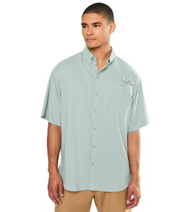 �R�����r�A �����Y �g�b�v�X �V���c Columbia PFG TamiamiI Short Sleeve Shirt Niagara