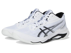 �A�V�b�N�X �����Y �V���[�Y �X�j�[�J�[ Asics Netburner Ballistic FF MT 4 White/Black �z���C�g