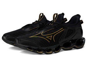 �~�Y�m �����Y �V���[�Y �X�j�[�J�[ Mizuno Wave Prophecy 14 Black/Gold �u���b�N