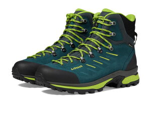 ���A �����Y �V���[�Y �u�[�c�E���C���u�[�c Lowa Randir GTX Mid Blue/Lime �u���[
