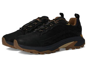������ �����Y �V���[�Y �u�[�c�E���C���u�[�c ���U�[ Merrell Moab Speed 2 Leather Waterproof Black �u���b�N