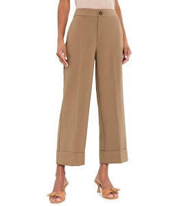 �j�b�N�v���X�]�[�C ���f�B�[�X �{�g���X �J�W���A���p���c �A���N�� Nic+zoe Clarendon Sleek Stretch Cuffed Ankle Pants Oak