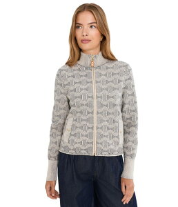 �j�b�N�v���X�]�[�C ���f�B�[�X �A�E�^�[ �R�[�g �v�` �j�b�g �W���P�b�g Nic+zoe Petite Dapper Swirl Knit Jacket Neutral Multi �}���`�J���[