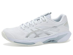 �A�V�b�N�X ���f�B�[�X �V���[�Y �X�j�[�J�[ Asicsolution Speed FF 4 Clay White/Pure Silv �z���C�g