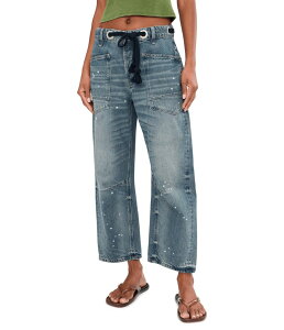 �t���[�s�[�v�� ���f�B�[�X �{�g���X �f�j���p���c �W�[���Y Free People We The Free Moxie Pull-On Barrel Jeans Timeless Blue �u���[