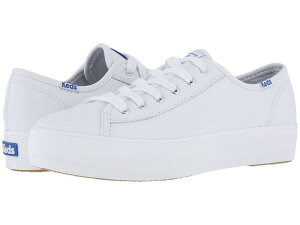 �P�b�Y ���f�B�[�X �V���[�Y �X�j�[�J�[ ���U�[ Keds Triple Kick Leather White �z���C�g