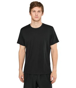�u���b�N�X �����Y �g�b�v�X �V���c Brooks Dashort Sleeve Black �u���b�N