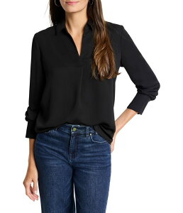 �j�b�N�v���X�]�[�C ���f�B�[�X �g�b�v�X �V���c Nic+zoeasy Popover Shirt Black Onyx �u���b�N