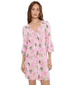 �����[�s�����b�c�@�[ ���f�B�[�X �g�b�v�X �����s�[�X Lilly Pulitzer Danika 3/4 Sleeve Tunic Dress Pistachio Macar