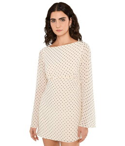 �t���[�s�[�v�� ���f�B�[�X �g�b�v�X �����s�[�X �v�����g �~�j Free People Jolie Printed Mini Dress Dot Mix 2 Combo