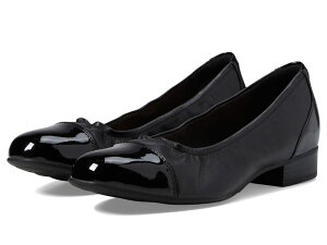 �N���[�N�X ���f�B�[�X �V���[�Y �q�[�� Clarks Juliet Step Black Leather �u���b�N