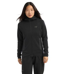 �A�[�N�e���N�X ���f�B�[�X �A�E�^�[ �p�[�J�[�E�X�E�F�b�g Arc'teryx Kyanite Hoodie Black 1 �u���b�N