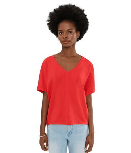 �}�C�P���X�^�[�Y ���f�B�[�X �g�b�v�X �V���c V�l�b�N Michael Stars Freya Easy V-Neck Top Samba