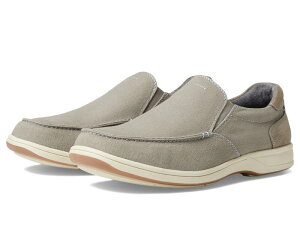 �t���[�V���C�� �����Y �V���[�Y �X���b�|���E���[�t�@�[ Florsheim Lakeside Canvas Moc Toe Slip-On Gray Canvas �O���[