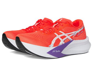 �A�V�b�N�X ���f�B�[�X �V���[�Y �X�j�[�J�[ Asics Magic Speed 4 Flash Red/White �z���C�g