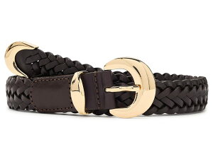 ���C�h�E�F�� ���f�B�[�X �A�N�Z�T���[ �x���g ���U�[ Madewell Domed-Buckle Wide Belt in Woven Leather Coffee Bean �R�[�q�[
