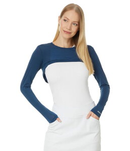 �W���C�~�[�T�h�b�N ���f�B�[�X �g�b�v�X �V���c �N���[�l�b�N Jamie Sadock Sunsense 35 SPF Lightweight Long Sleeve Crew Neck Crop Layering Top Moonlit