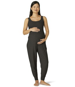 �r�����h���K ���f�B�[�X �g�b�v�X �W�����v�X�[�c �}�^�j�e�B Beyond Yoga Spacedye Grow In Comfort Maternity Jumpsuit Darkest Night