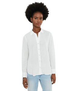 �j�b�N�v���X�]�[�C ���f�B�[�X �g�b�v�X �V���c �R�b�g�� Nic+zoe Core Cotton Shirt Paper White �z���C�g